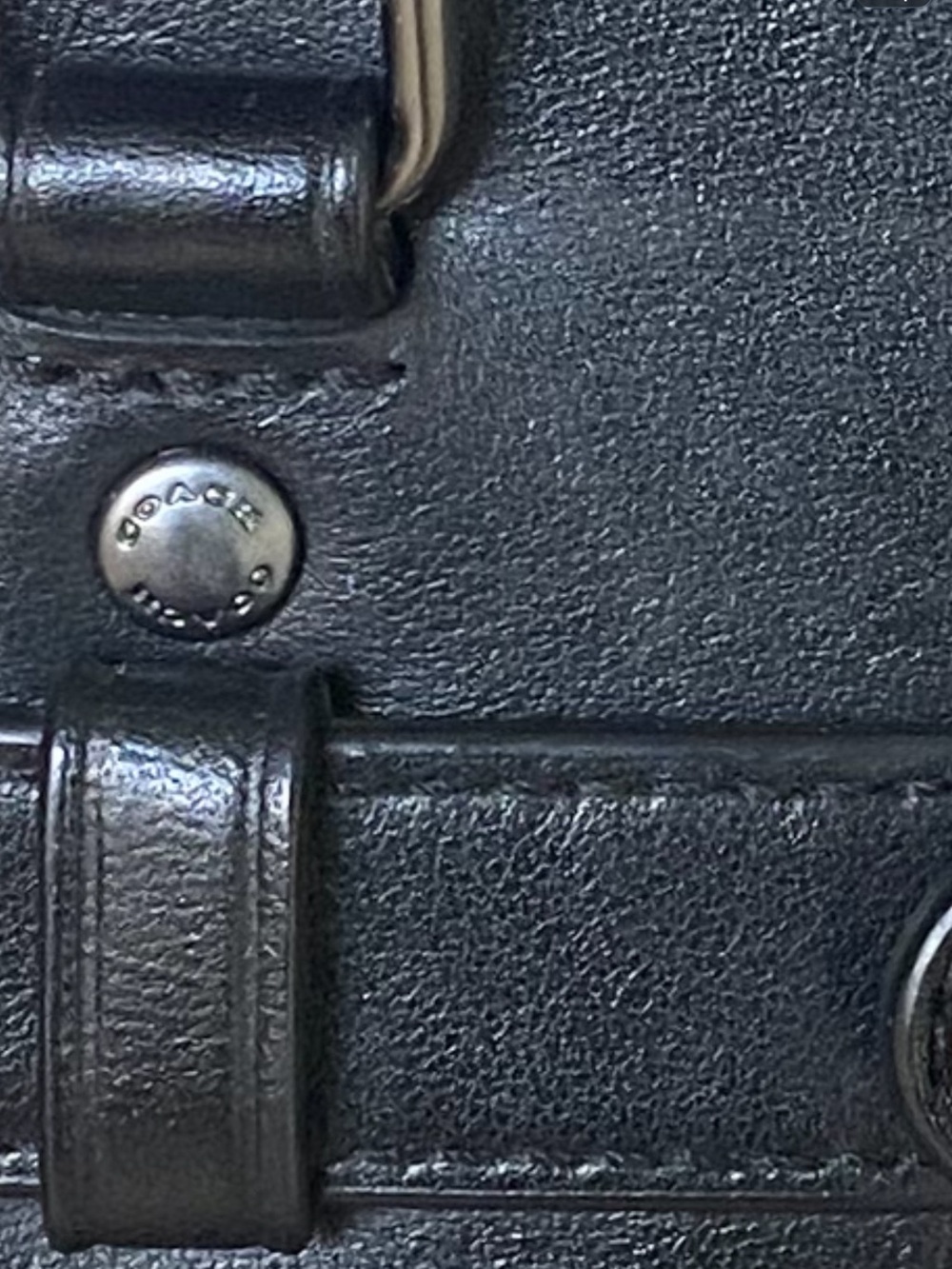 Coach Floral Appliqué Carryall 25 Satchel Black F59450 HTF - Picture 12 of 16